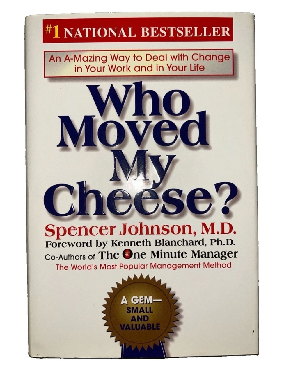 Who Moved My Cheese? #1 National Bestseller Vintage Hardback Corporate Copy